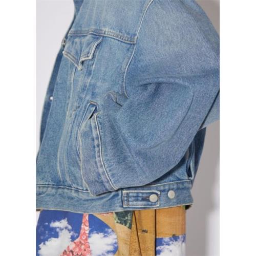 Cropped denim jacket - Blue