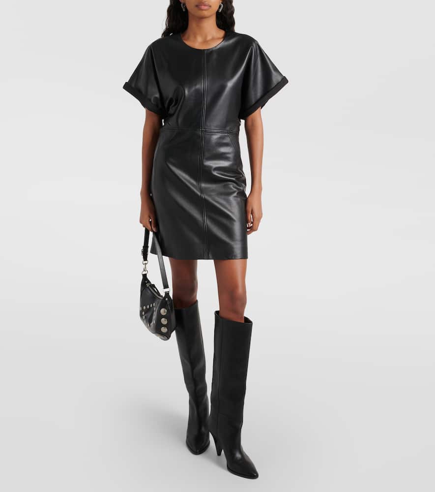 Isabel Marant Faustilia leather minidress