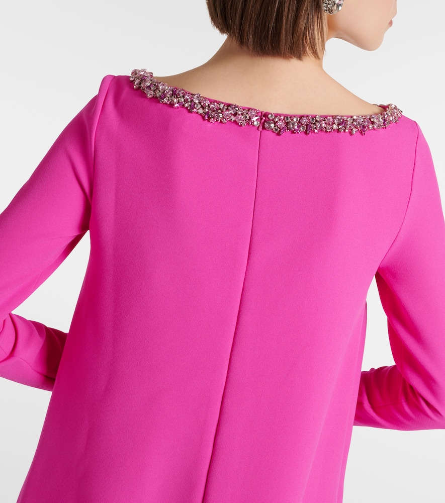 Naimal embellished crêpe gown