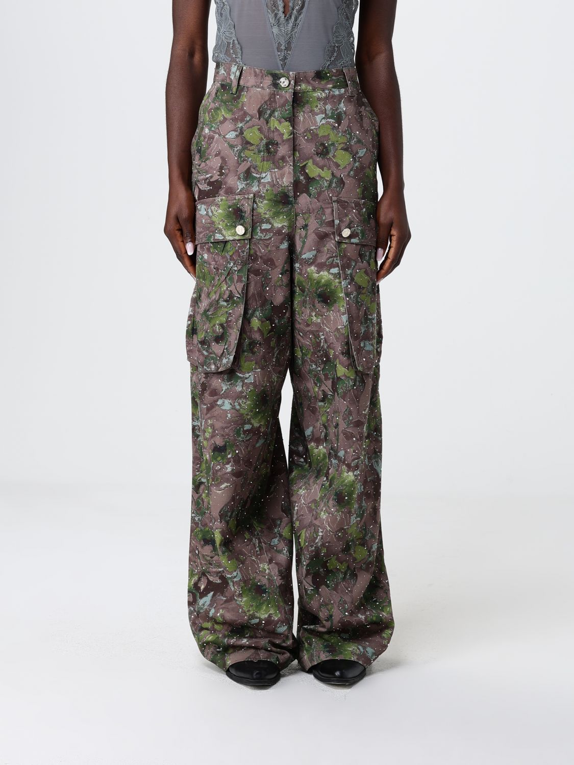 Pants Woman color Green