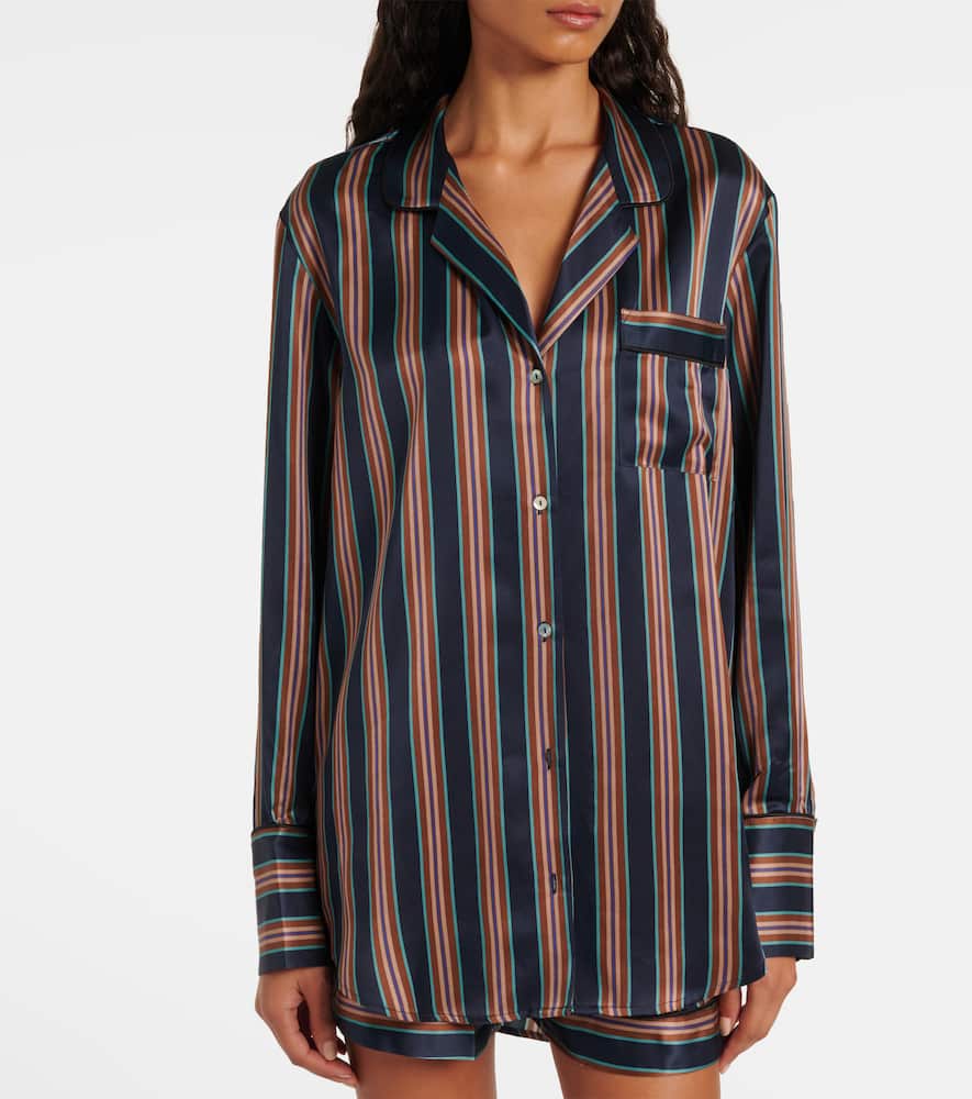 Paris silk charmeuse shirt