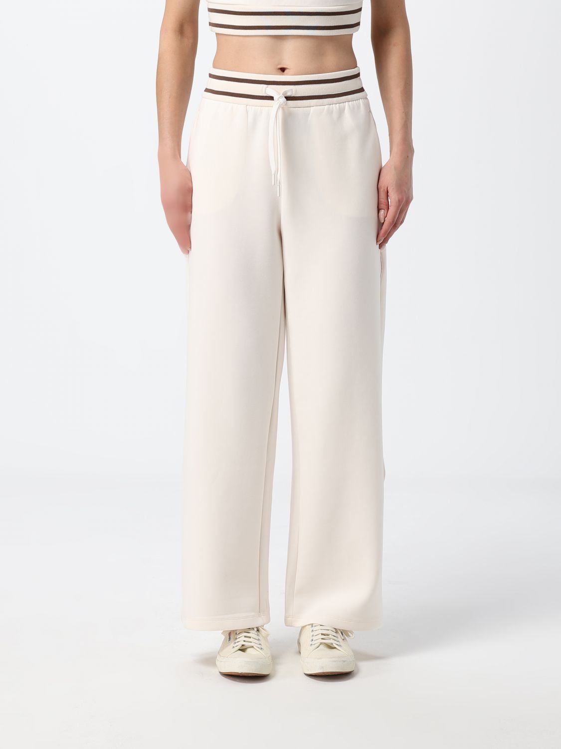 Pants Woman color Yellow Cream