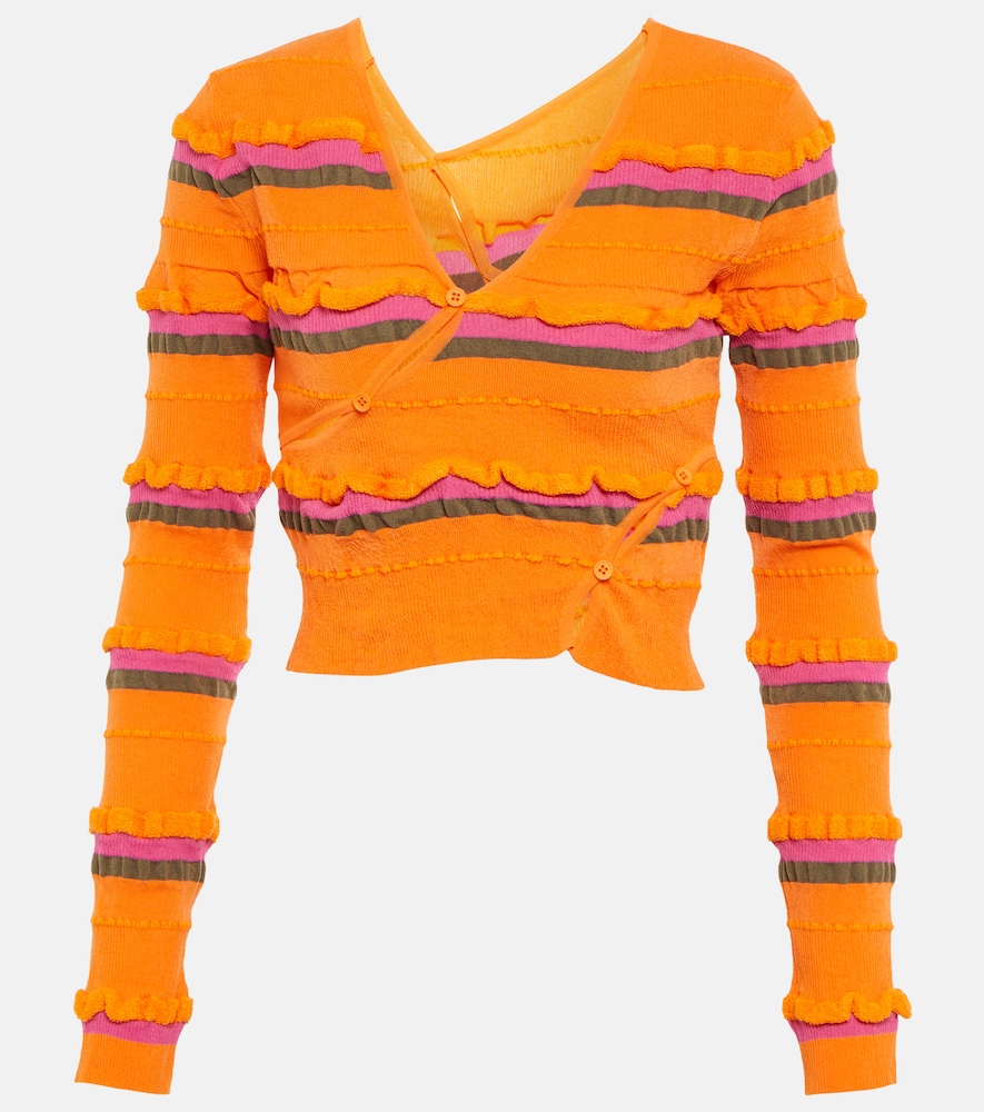 Le Cardigan Tordu cropped cardigan