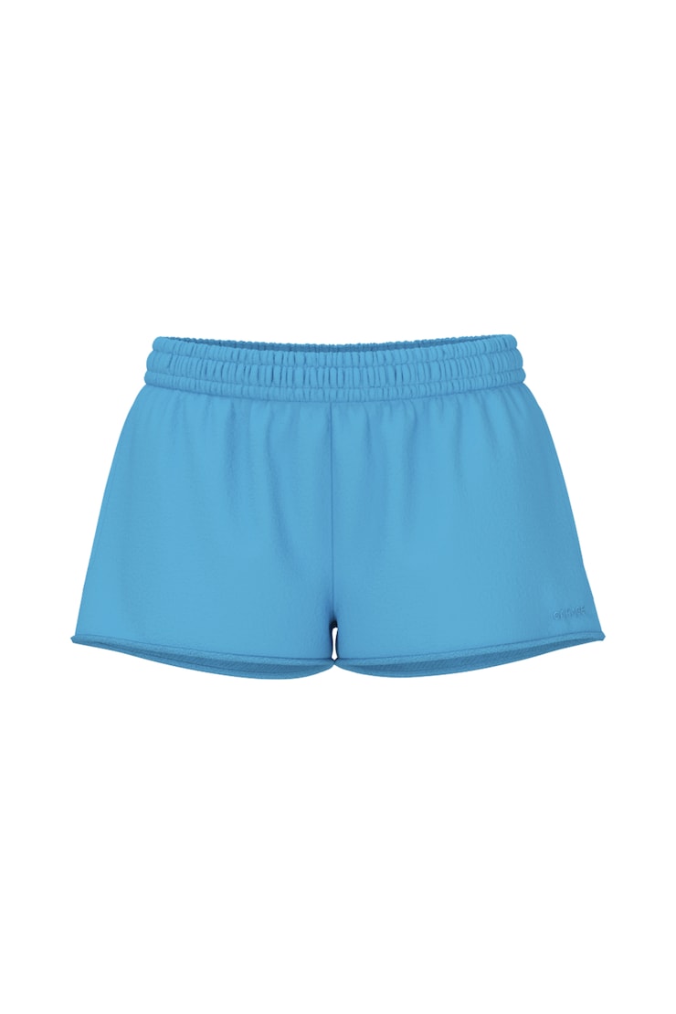 SoftTerry™ Low Rise Shorts - Blue - Women Clothing