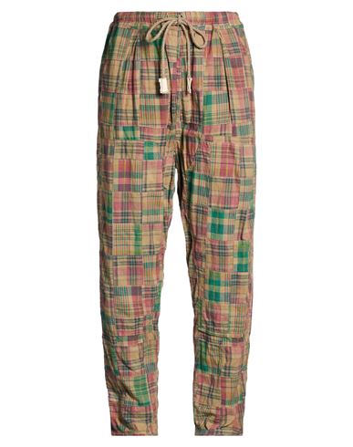 Man Pants Military green Size S Cotton