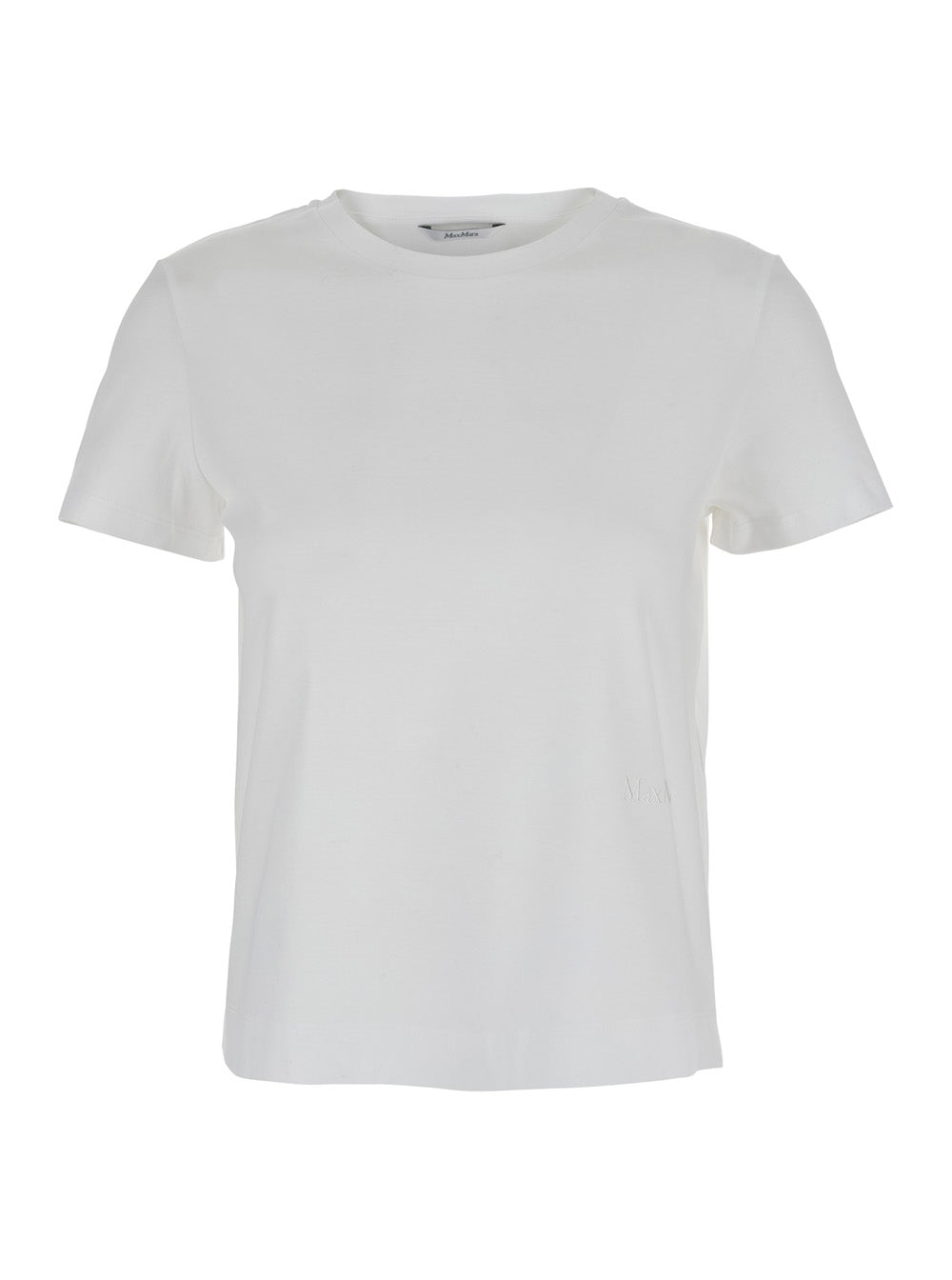 Crewneck Cotton T-Shirt — White