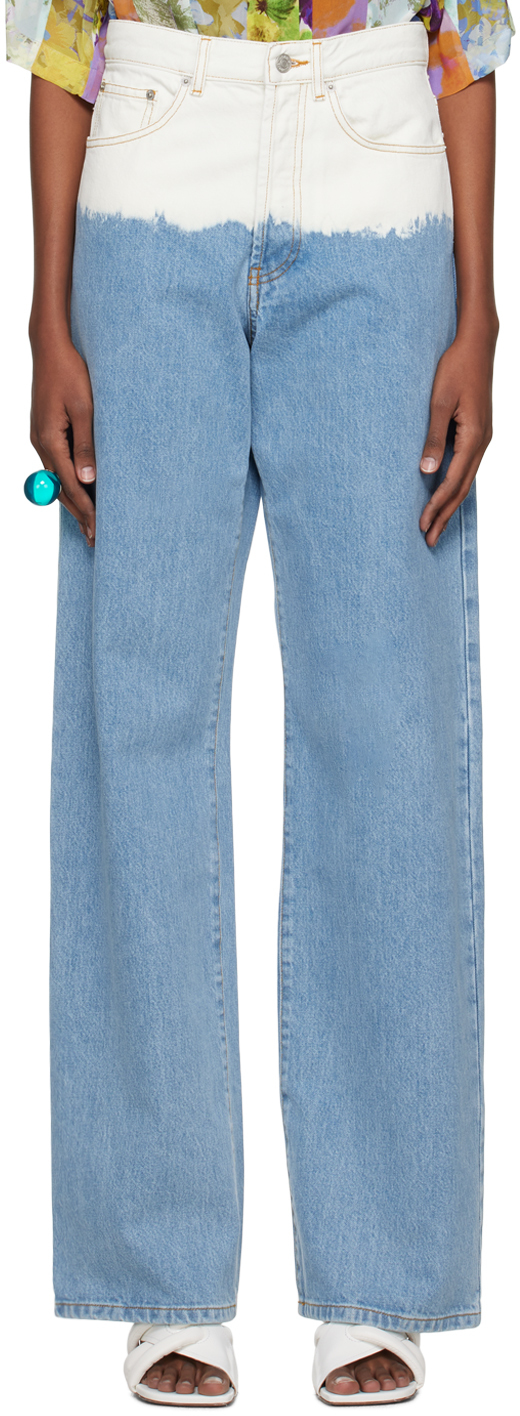 SSENSE Exclusive Blue Phaeton Denim Jeans