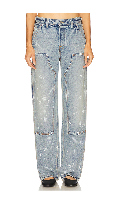 GRLFRND Bella Low Rise Boyfriend Carpenter in Blue. - 26 also
