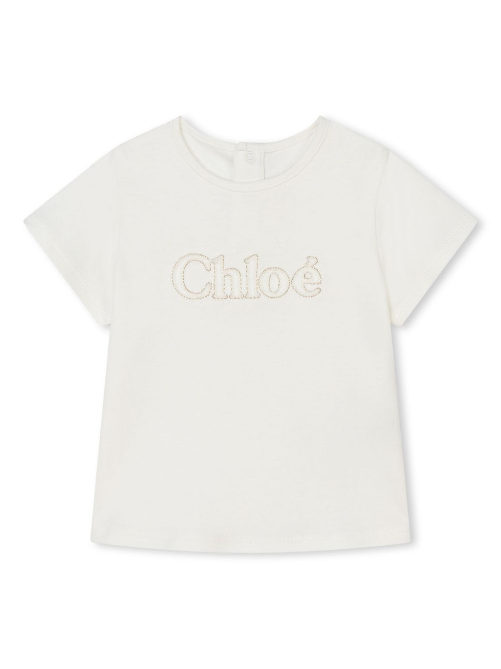 Logo-print cotton T-shirt - White