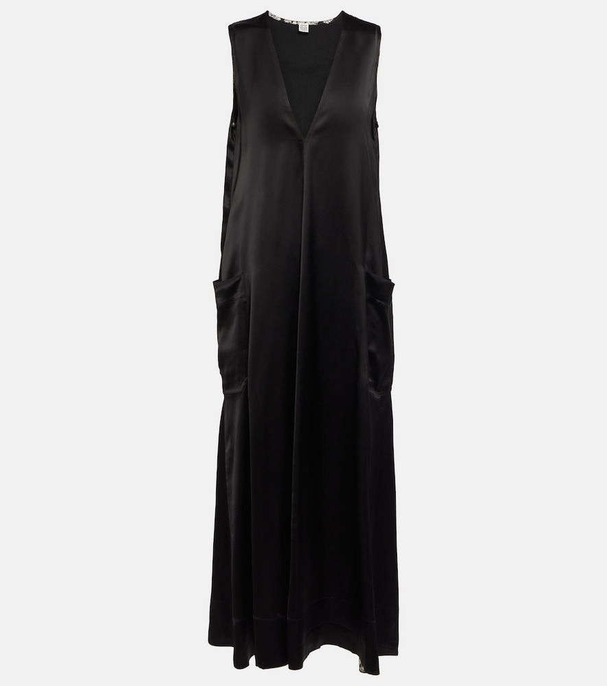 Satin midi dress