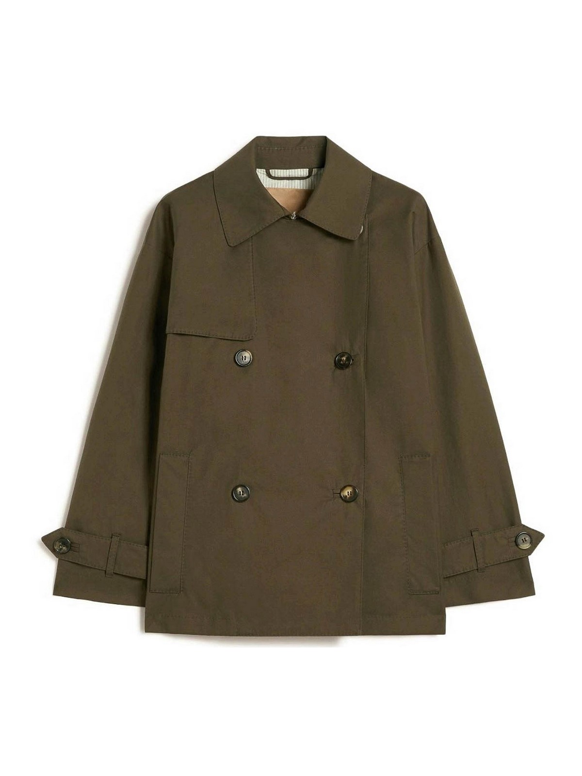 Zeno Double-Breasted Trench Coat