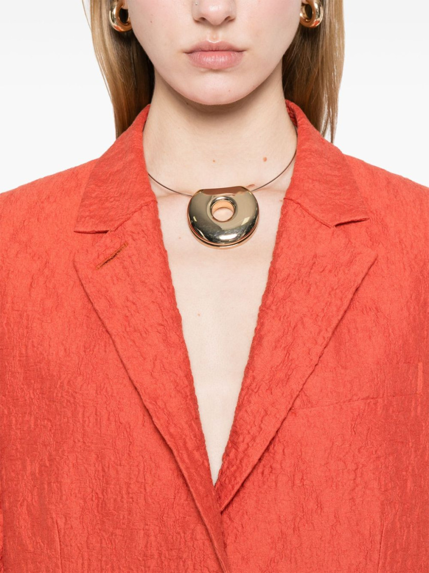 HARRIS WHARF LONDON- Cotton Blend Blazer Jacket