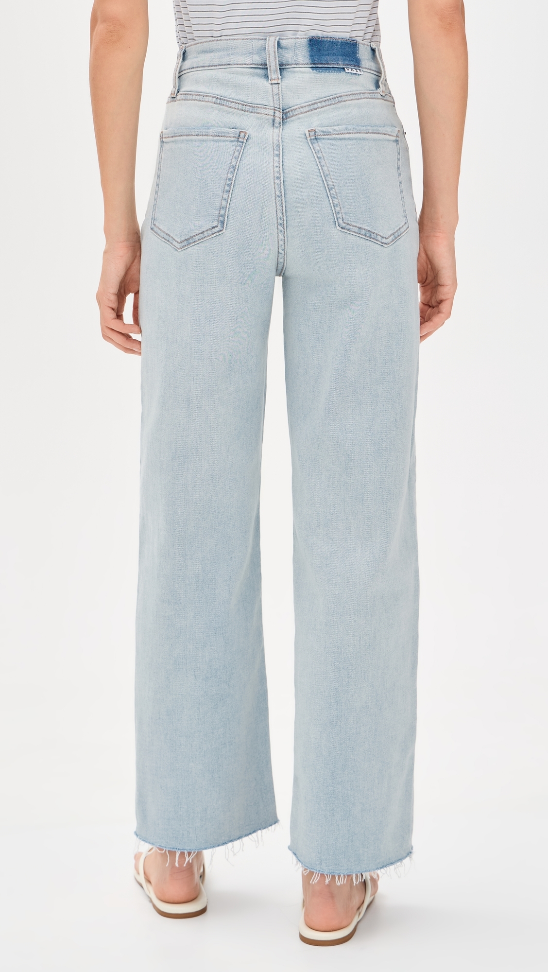 Pleaser High Rise Wide Ankle Jeans Detour