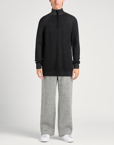 Man Sweater Black Size 46 Wool