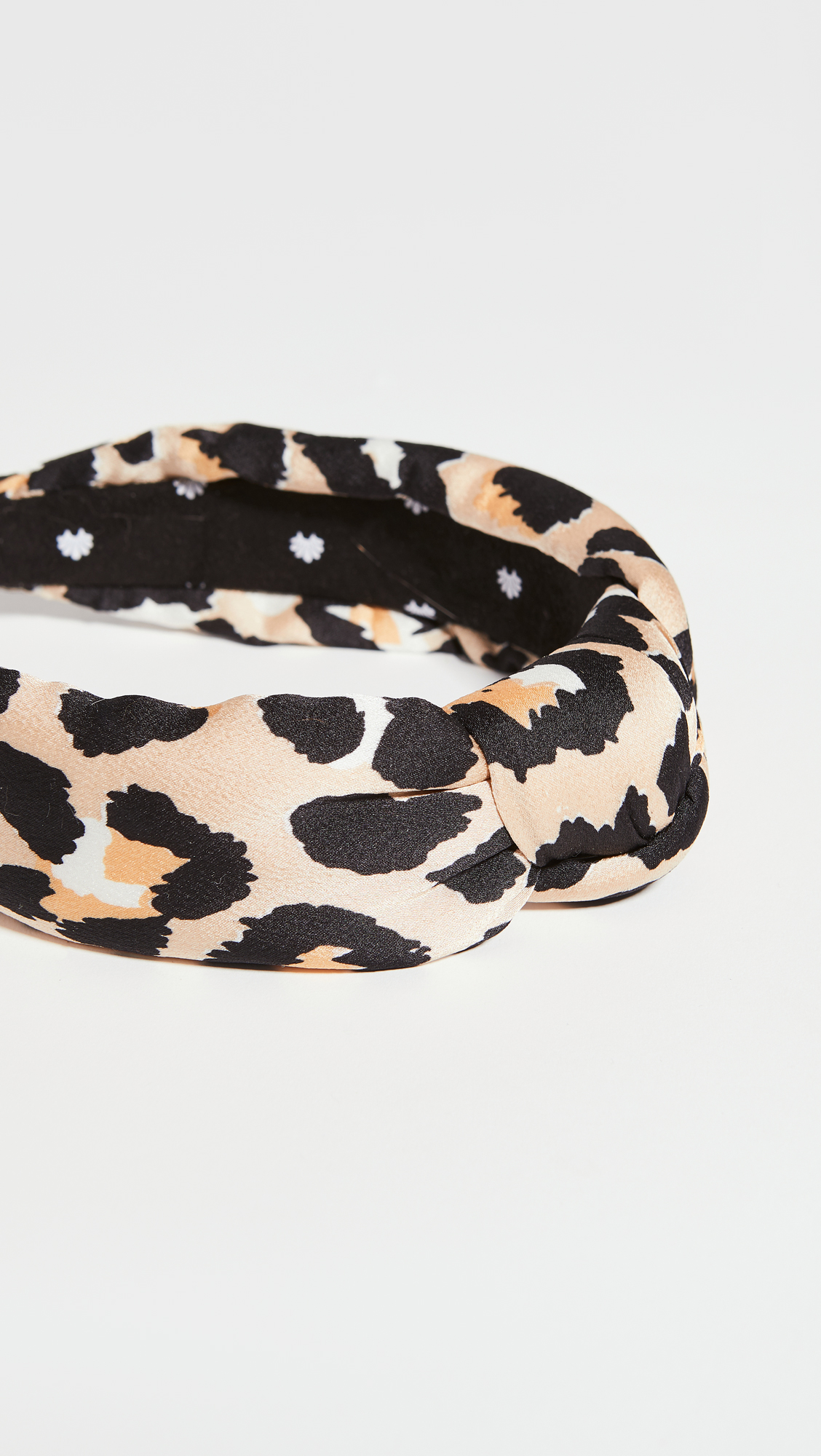Silk Leopard Knotted Headband