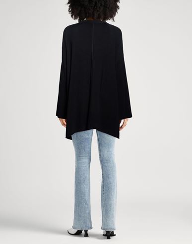 Woman Sweater Black Size 10 Merino Wool, Acrylic