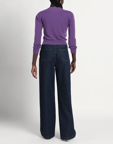 Woman Cardigan Purple Size 1 Cashmere