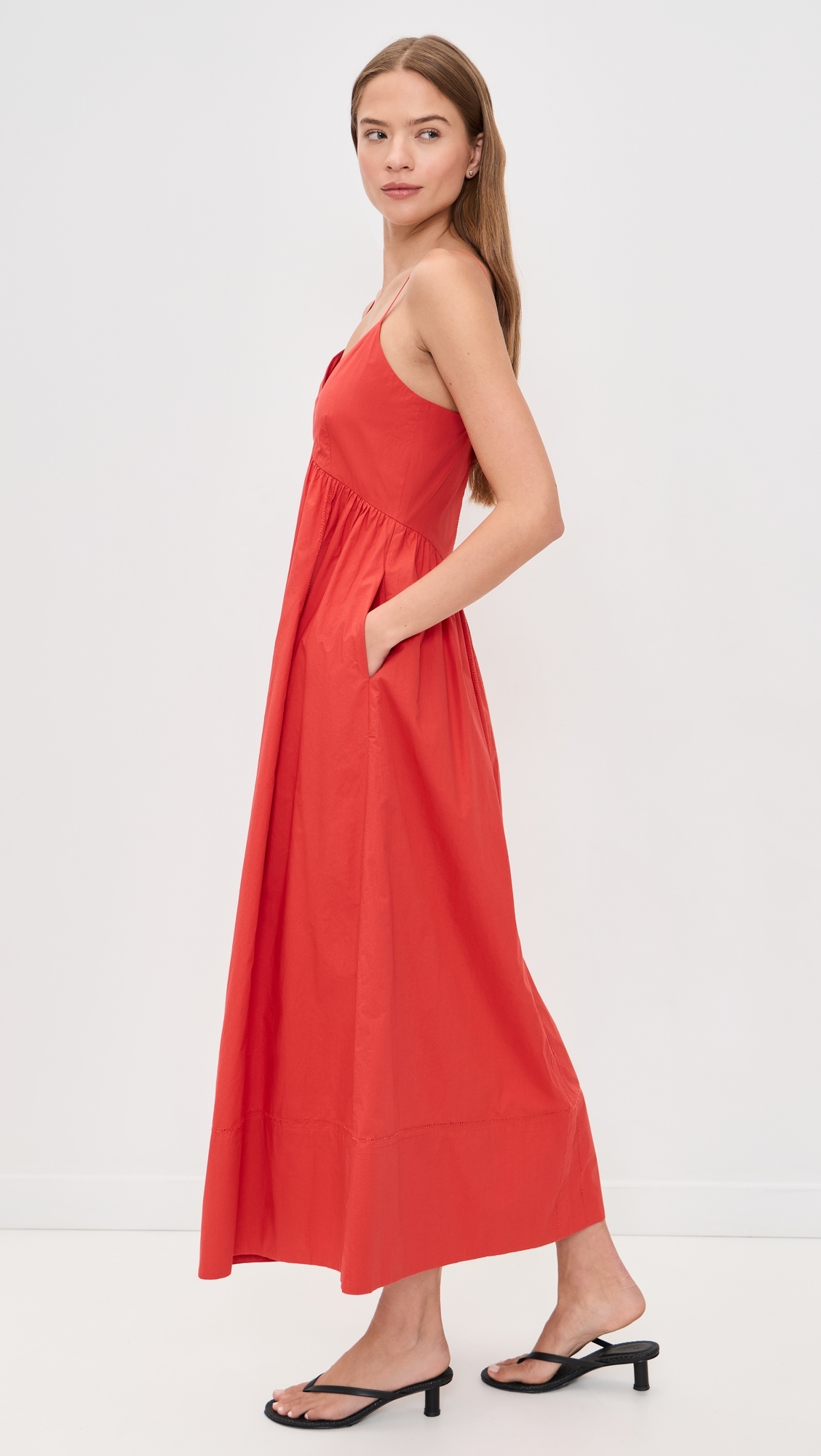 Peninsula Dress Tomato