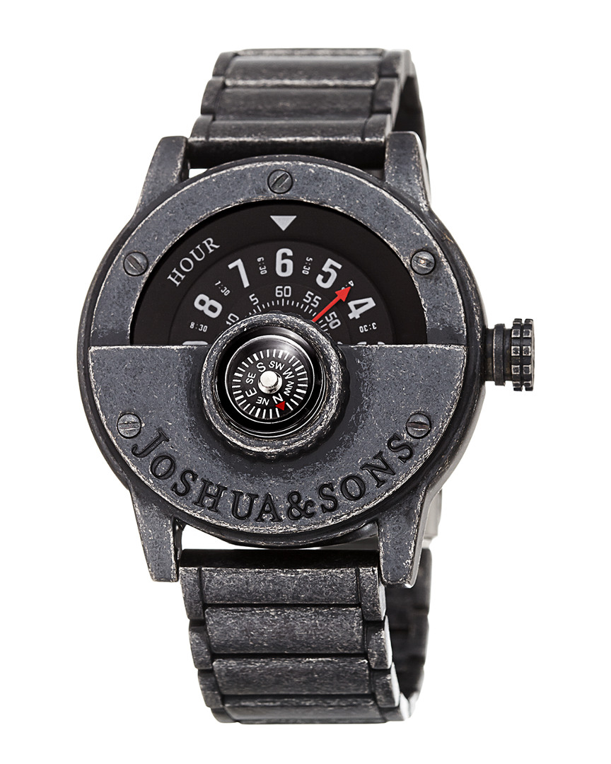 Joshua & Sons Men's Brass Watch