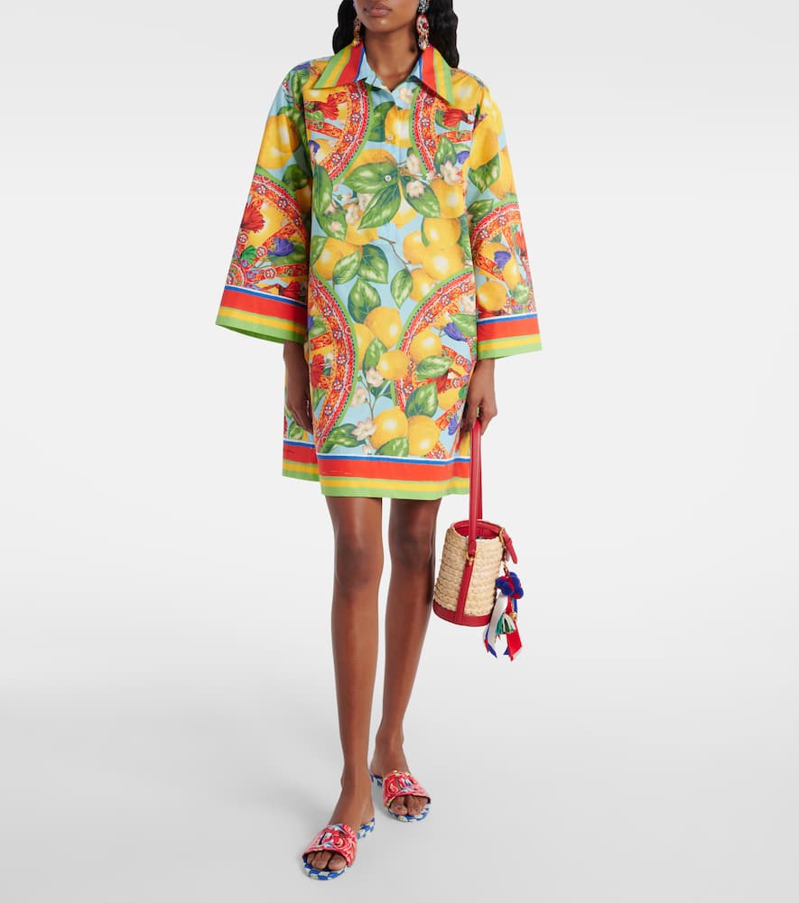 Oversized printed shirt