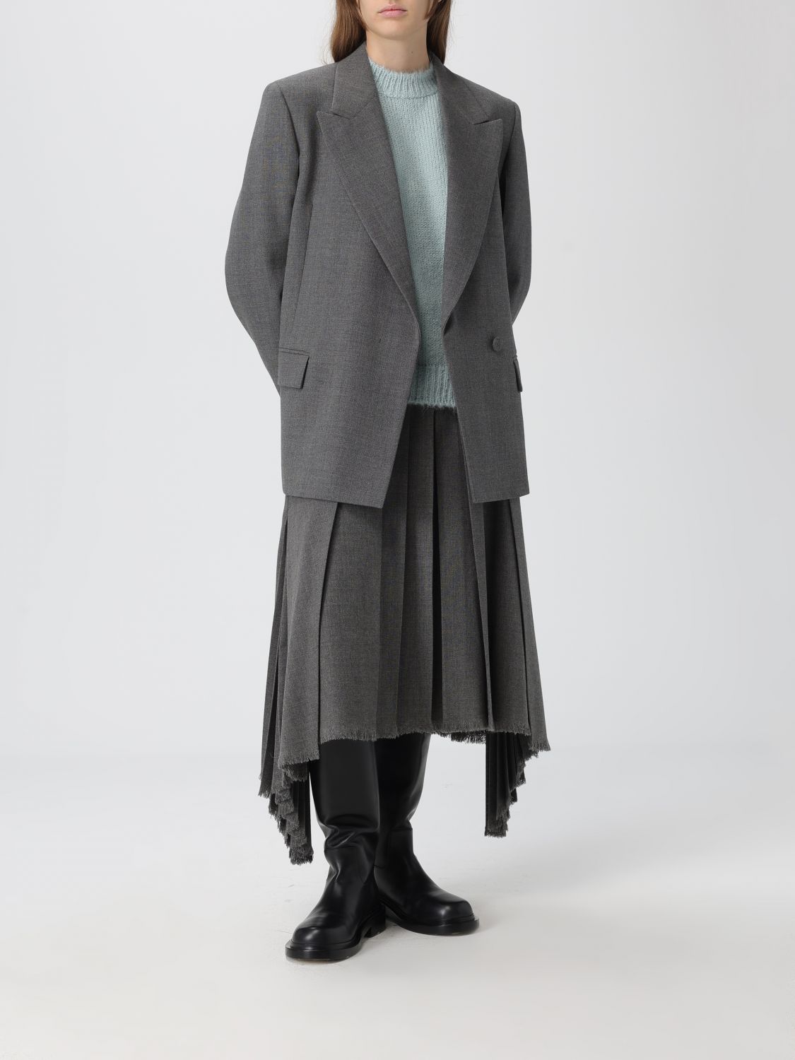 Blazer Woman color Grey