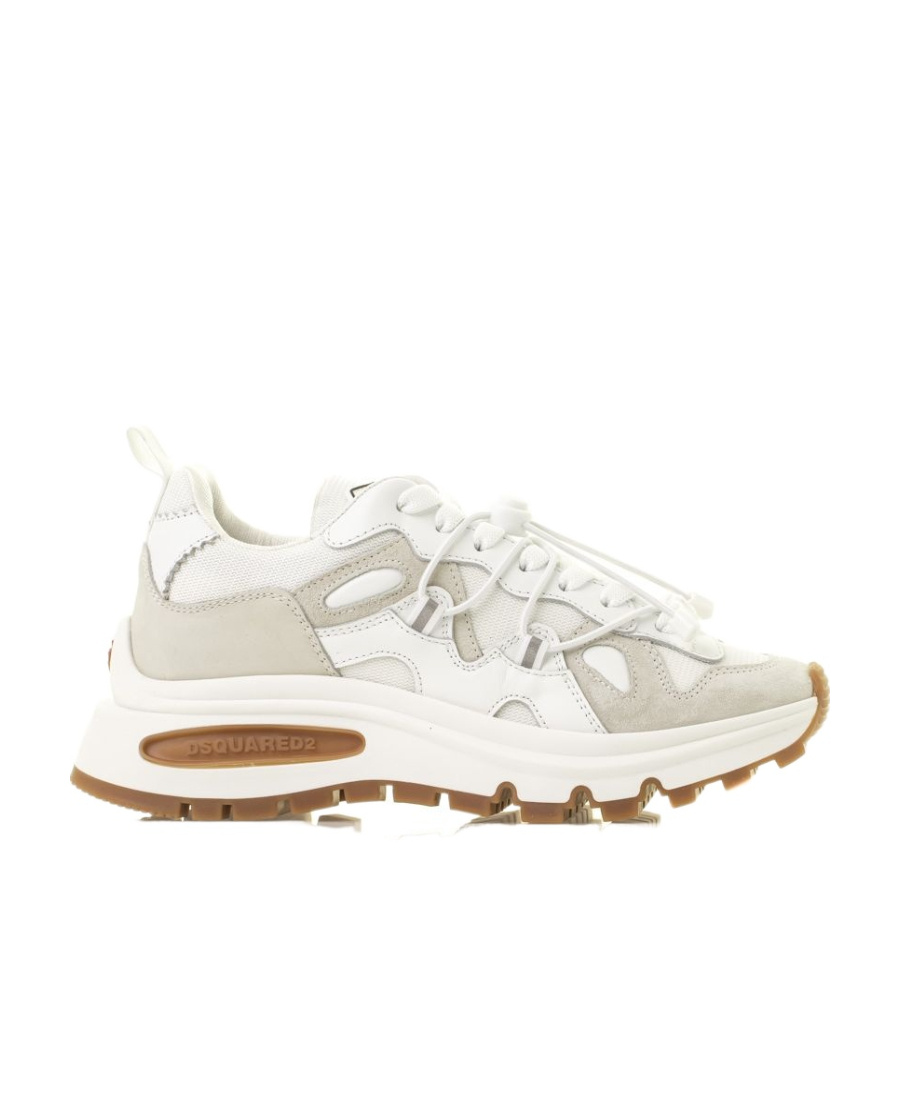 Panelled low-top sneakers