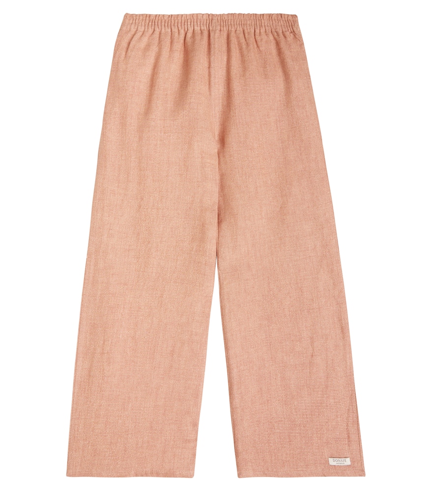 Revoi linen-blend pants
