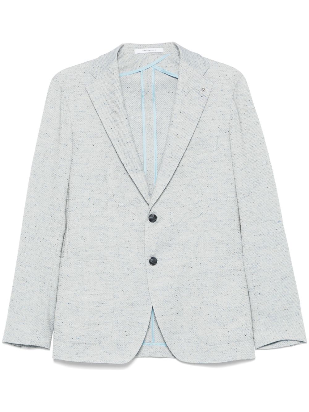 Slub-texture blazer - Blue
