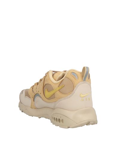 Man Sneakers Sand Size 10 Leather, Textile fibers