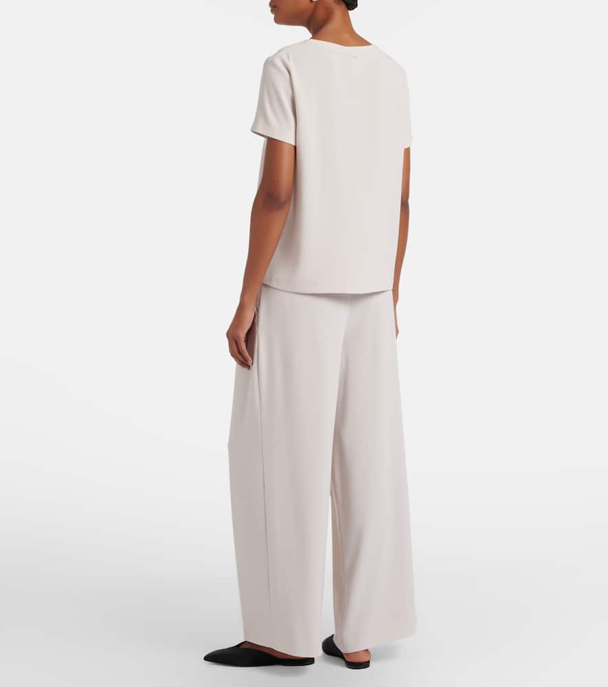 Donata pleated wide-leg pants