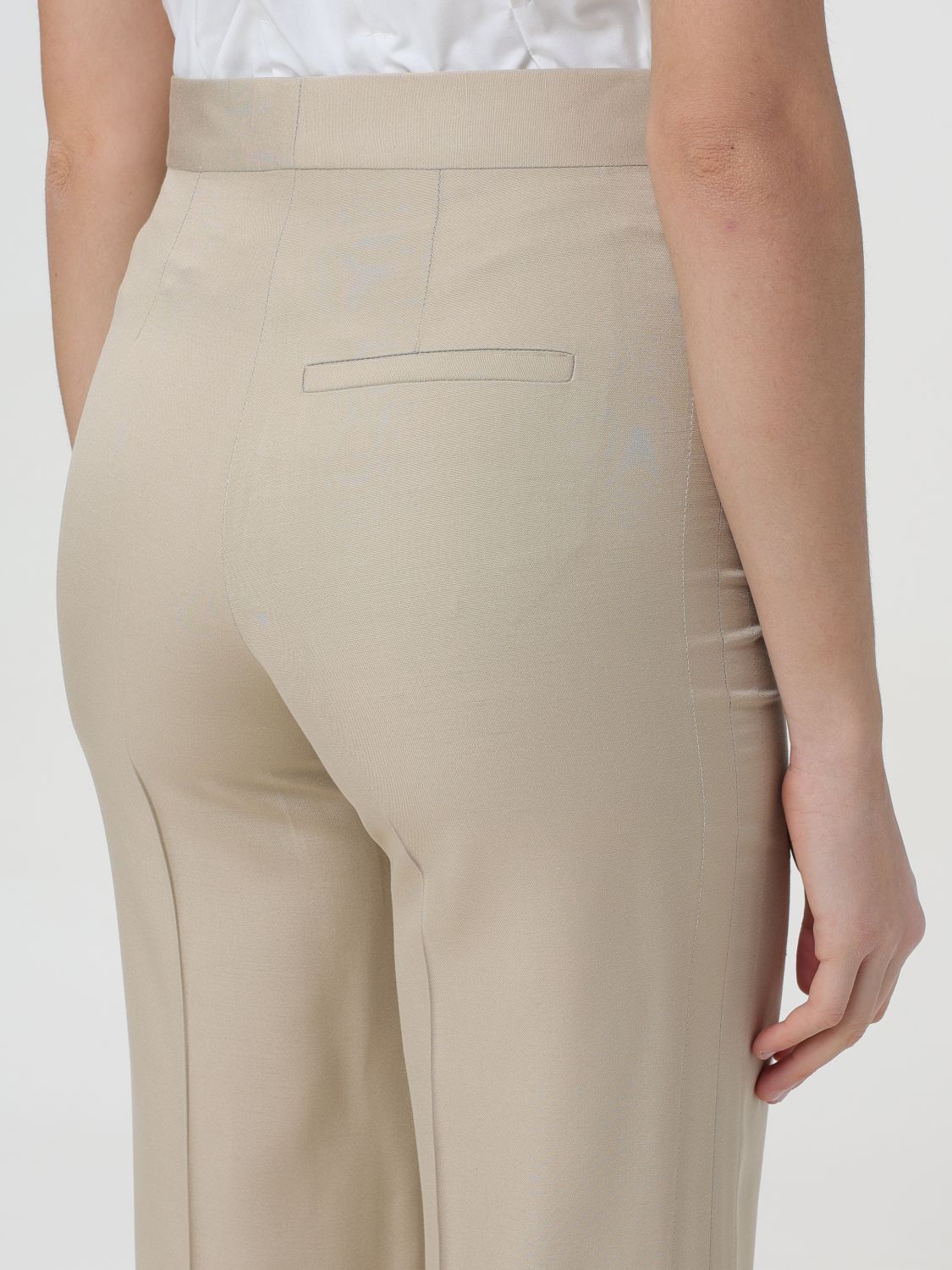 Pants Woman color Beige