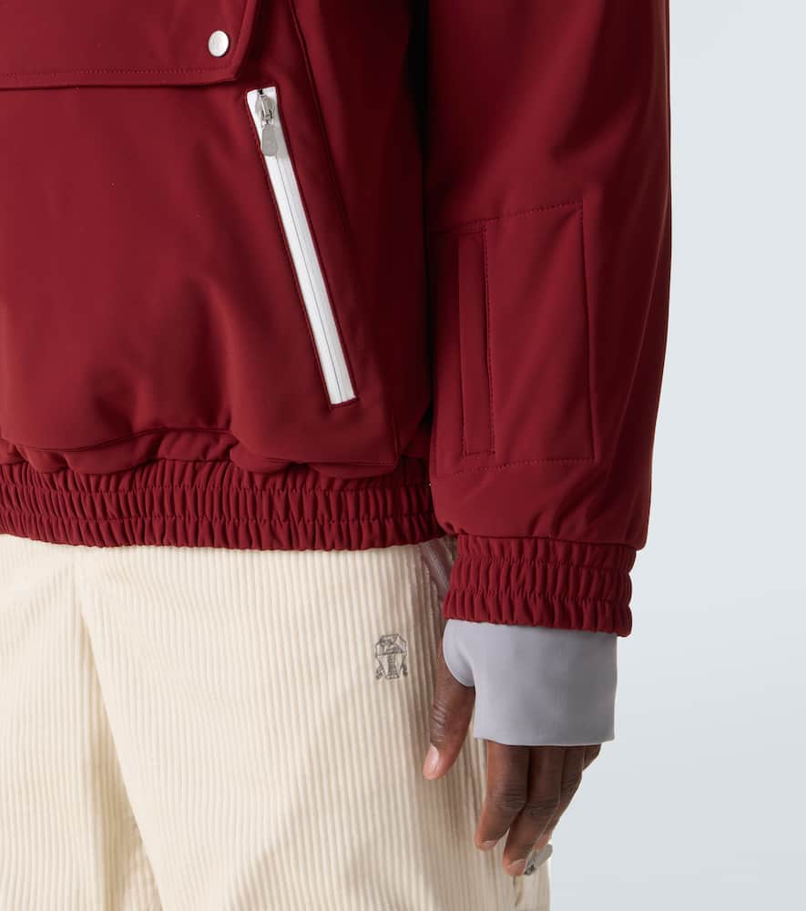 Half-zip ski jacket