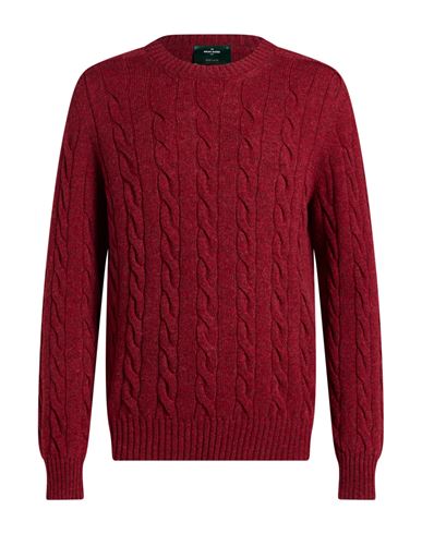 Man Sweater Red Size 42 Virgin Wool
