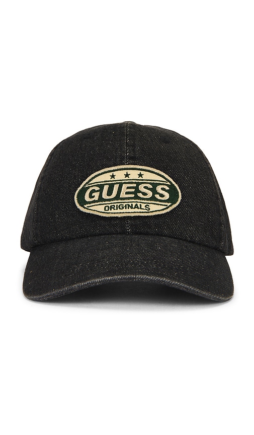 Guess Originals Vintage Fitted Hat in Black