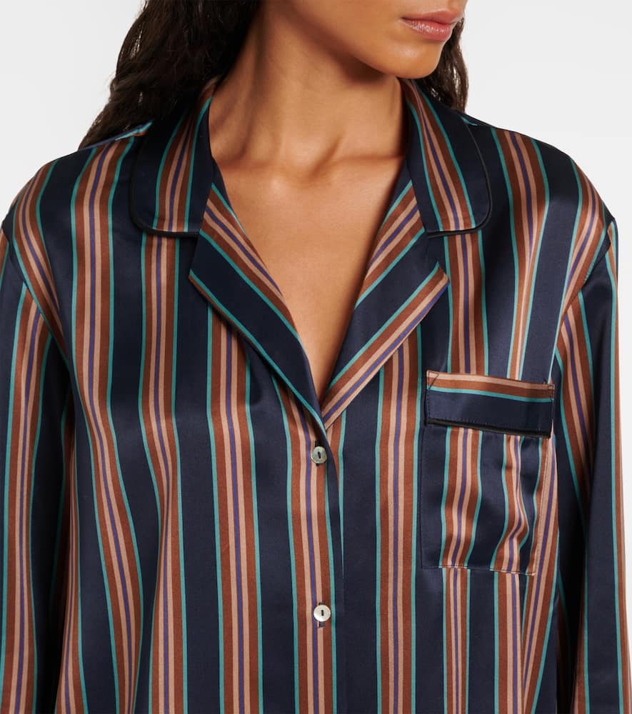 Paris silk charmeuse shirt