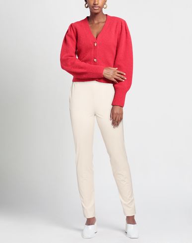 Woman Pants Cream Size L Viscose, Polyamide, Elastane