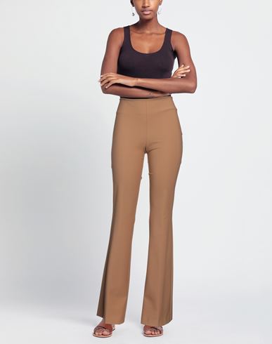 Olla Parég Woman Pants Camel Size 4 Polyamide, Elastane