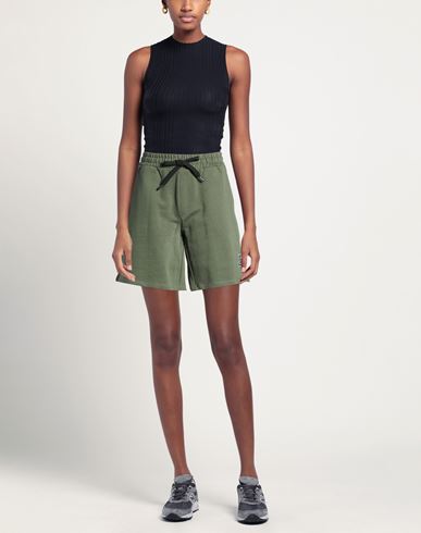 Woman Shorts & Bermuda Shorts Military green Size M Cotton