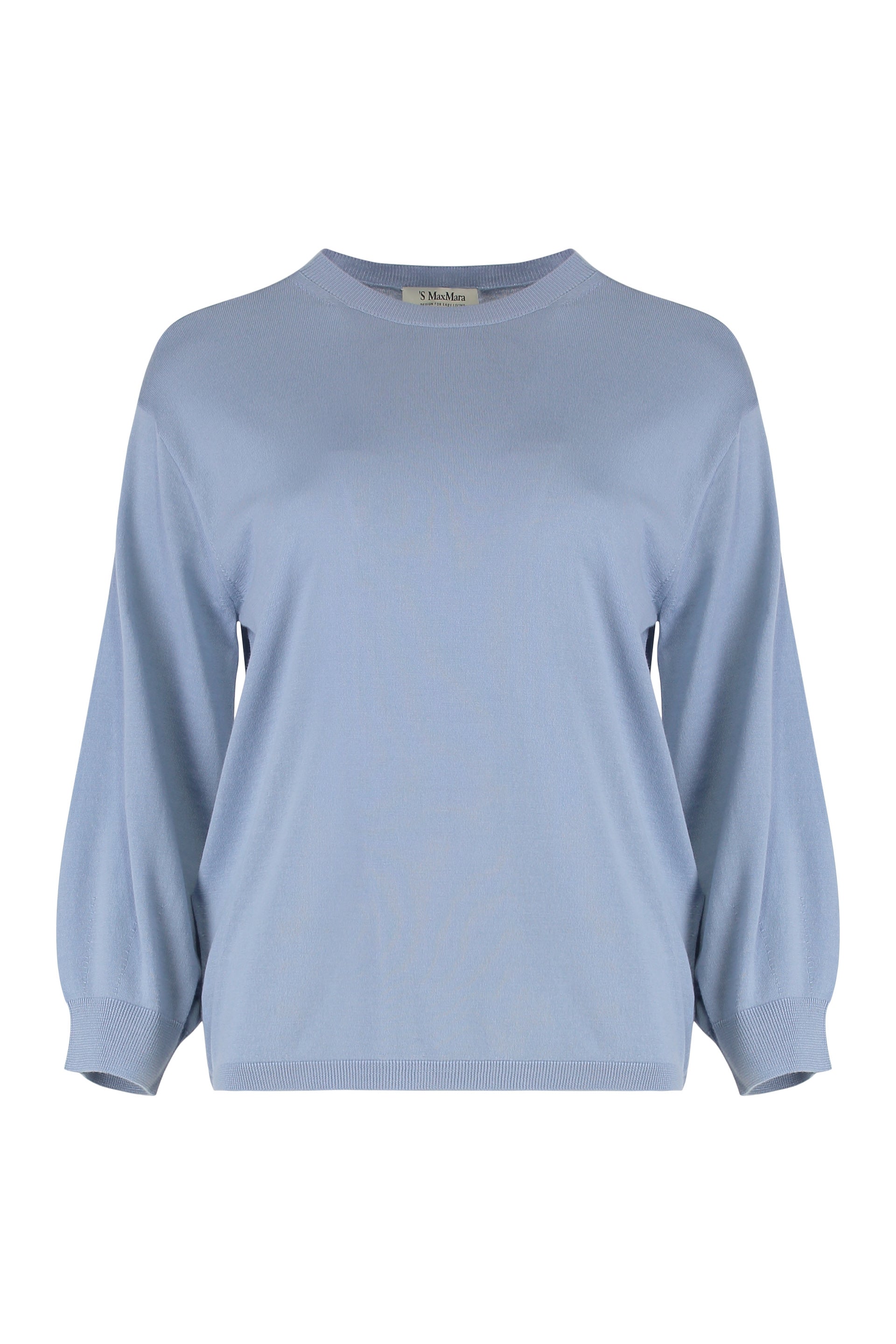 S Max Mara Amico Ribbed Virgin Wool Sweater
