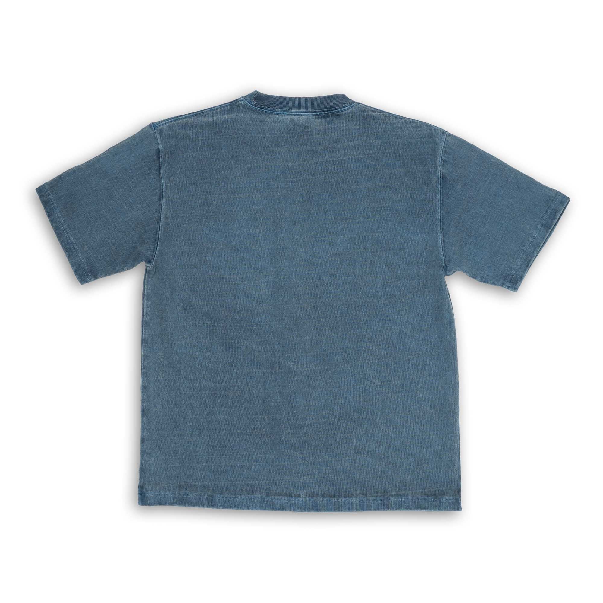 Heavyweight Pocket Tee Steel Blue