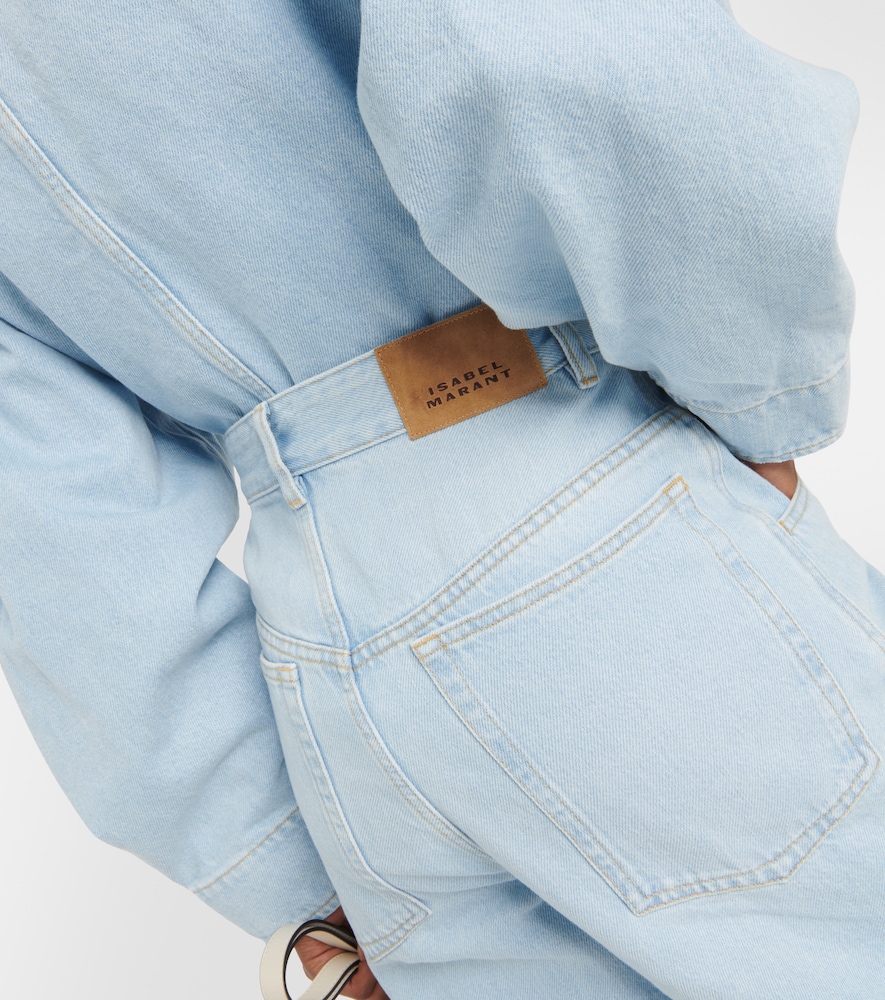 Lemony wide-leg jeans