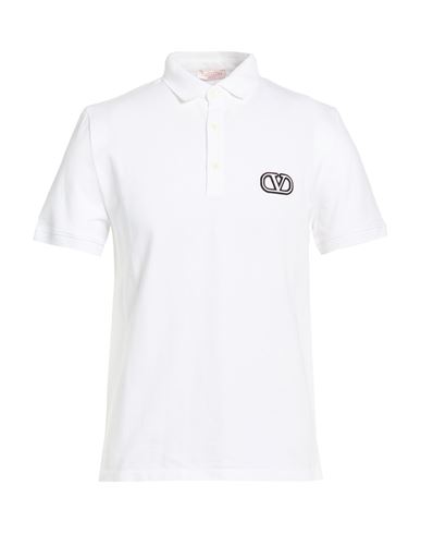 Man Polo shirt White Size S Polyester