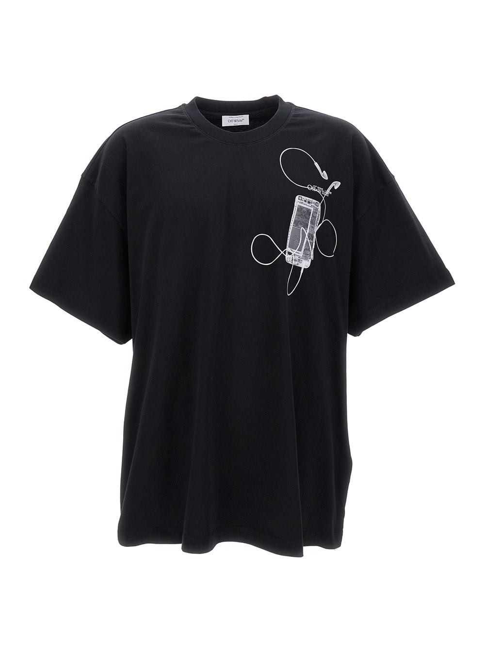 SCAN ARR OVER S S TEE - 1006 BLACK GREY