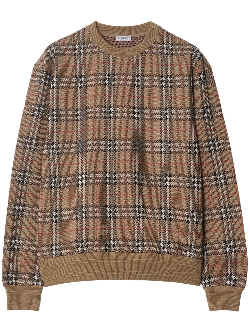 Vintage Check jumper - Brown