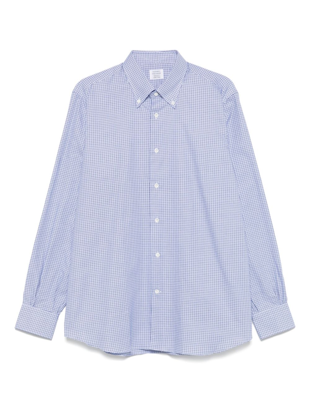 Mazzarelli checked shirt - Blue