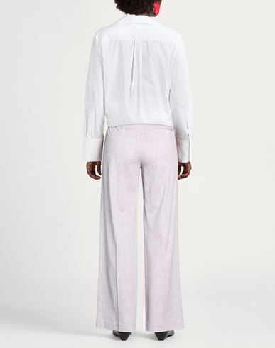 Woman Pants Lilac Size 4 Cotton, Elastane