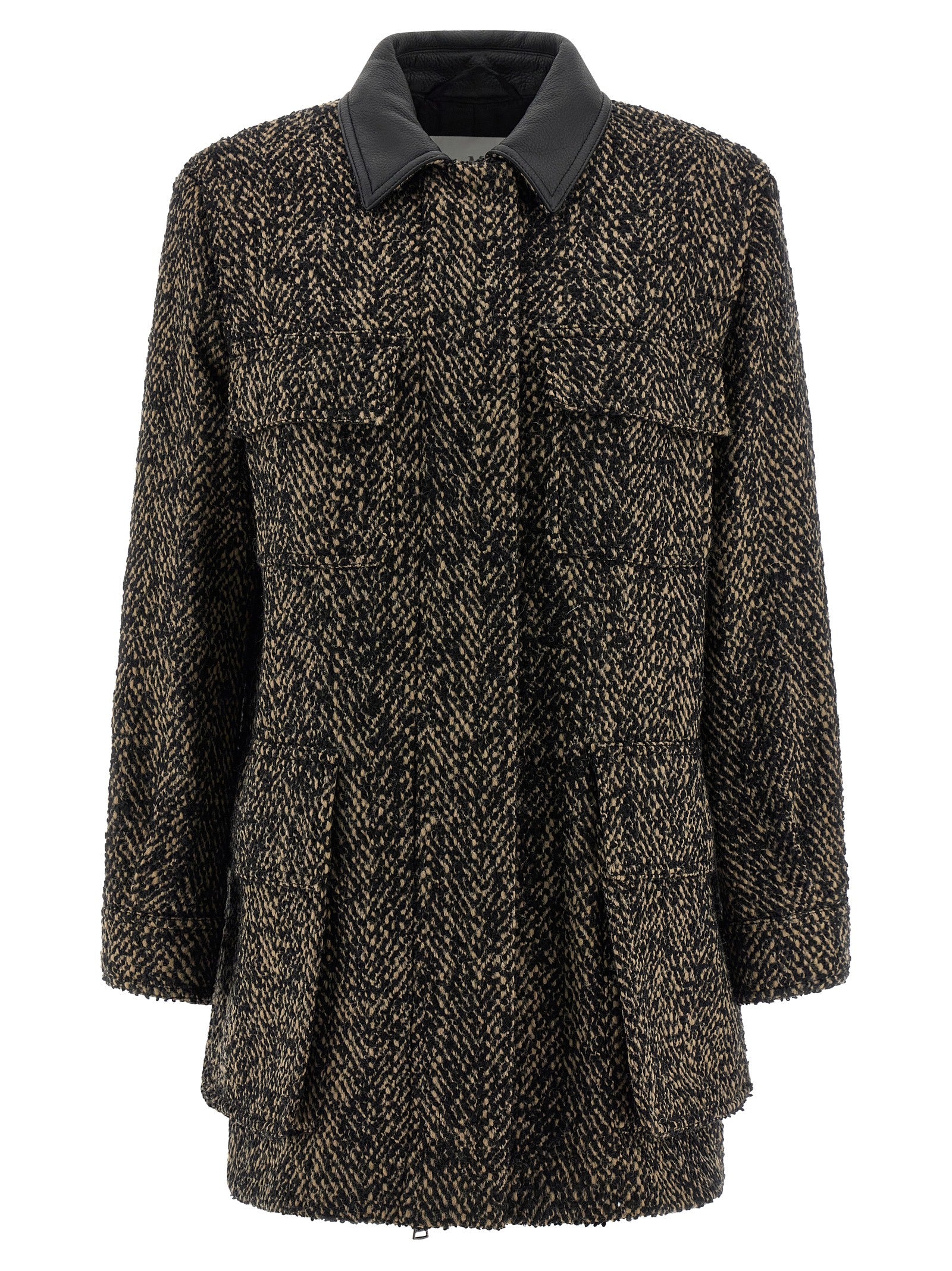 Virgin Wool Tweed Jacket — Multicolor