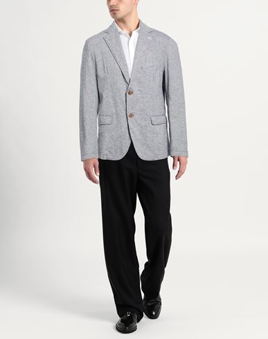 Bl.11 Block Eleven Man Blazer Blue Size 42 Linen, Cotton