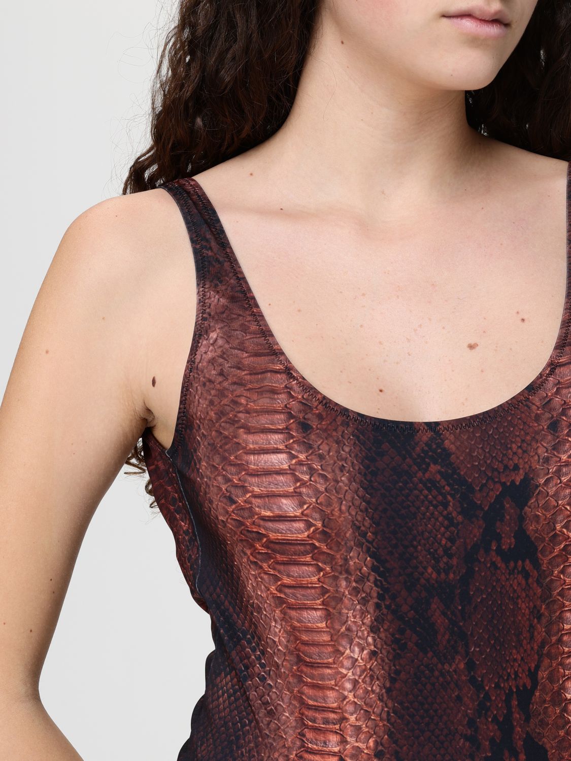 Swimsuit Woman color Brown