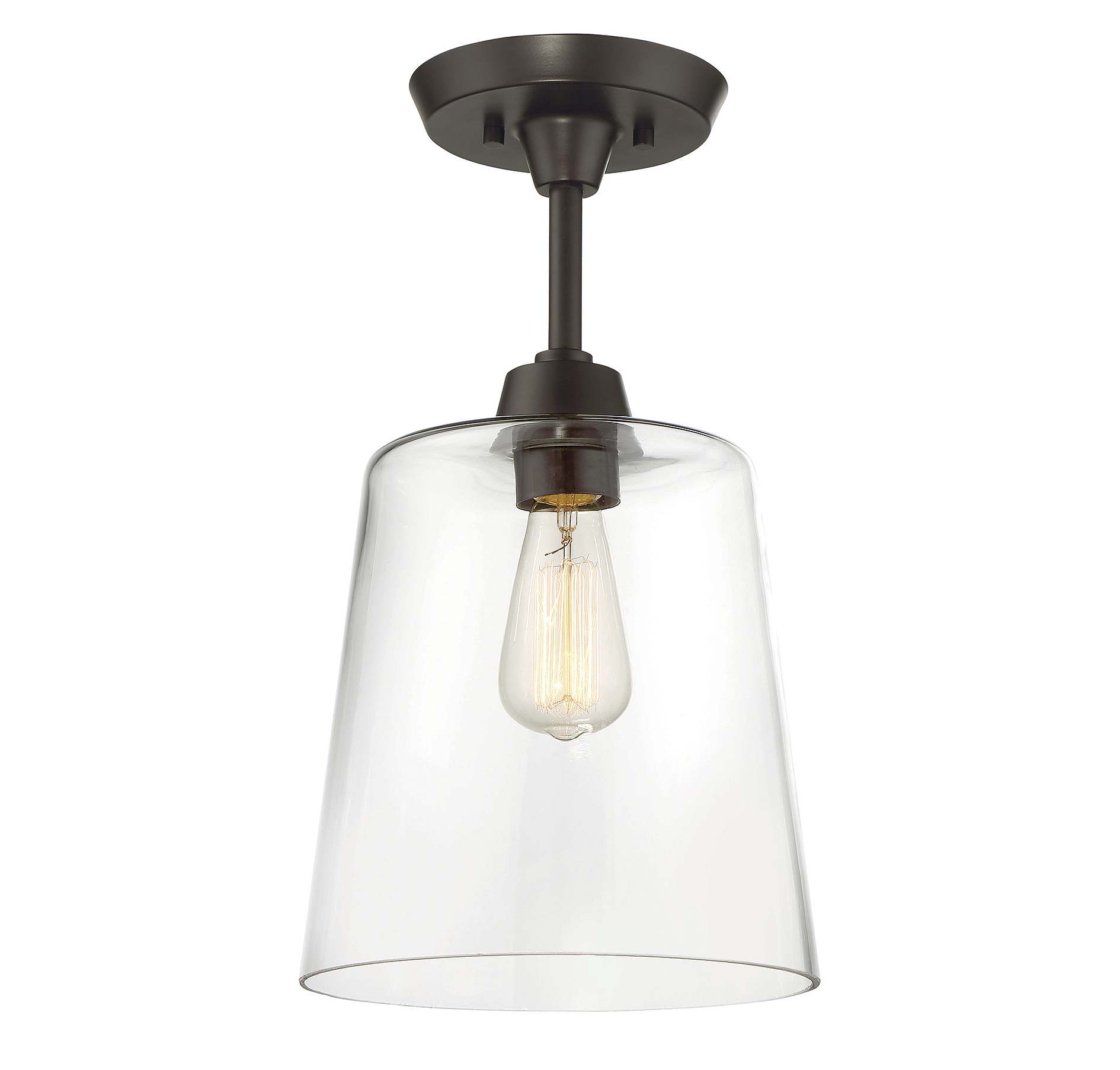Trade Winds Lighting 1-Light Ceiling Light In Oil Rubbed Bronze - TW020538ORB